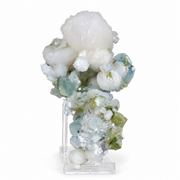 Apophyllite with White Stilbite Crystals – Natural Mineral Specimen
