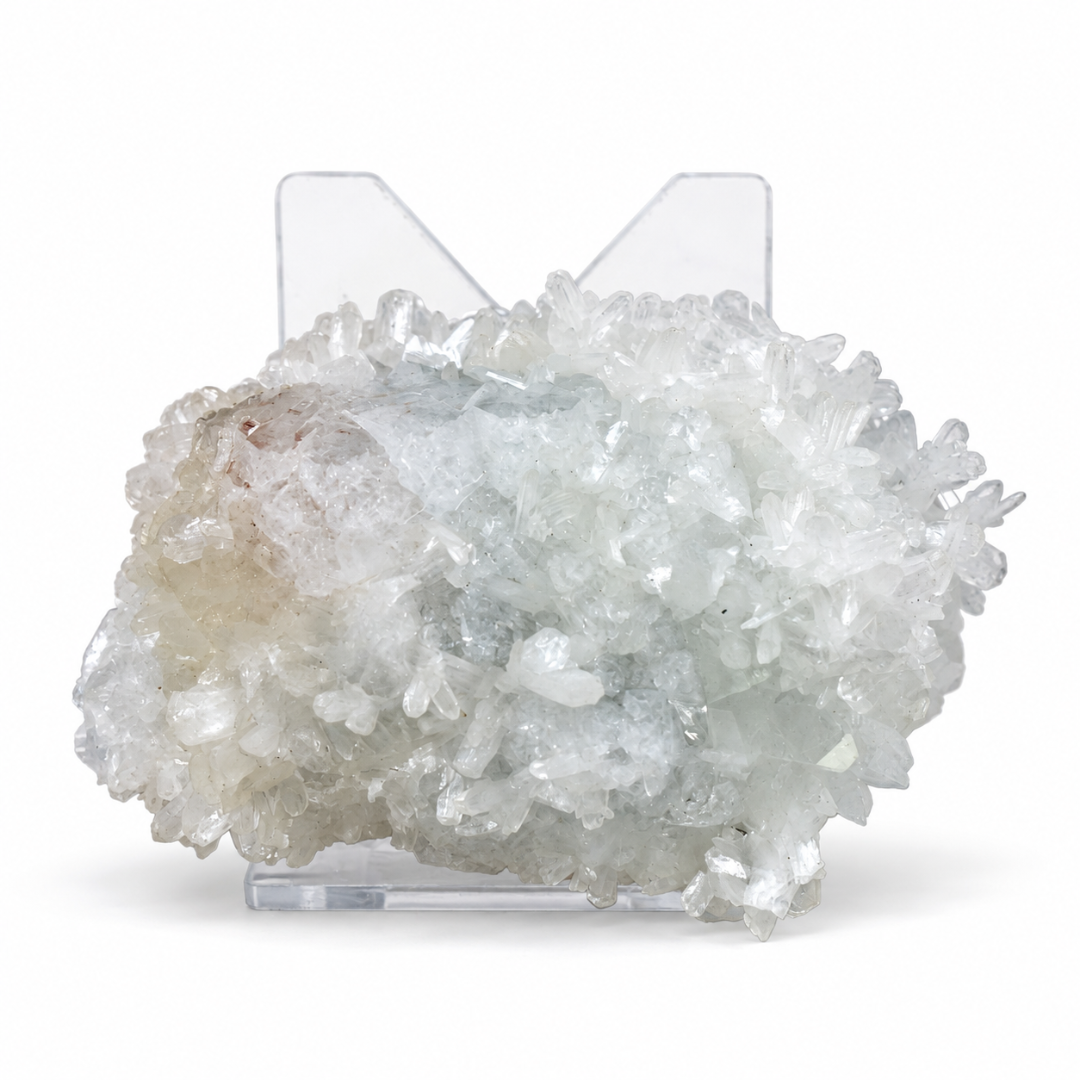 Natural Apophyllite with Stilbite Mineral Specimen – 80g