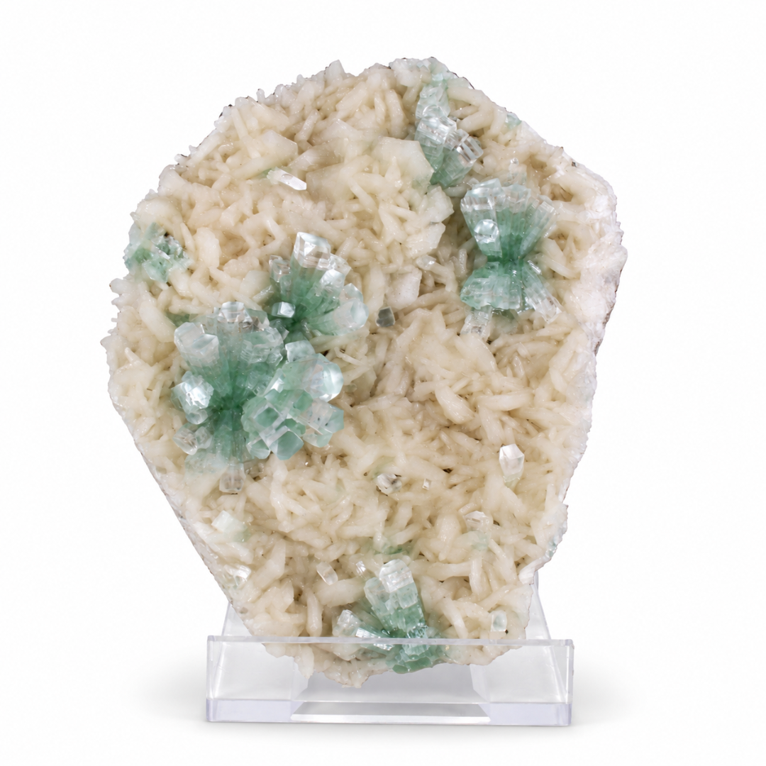 Natural Green Apophyllite Crystal Specimen – 620 g