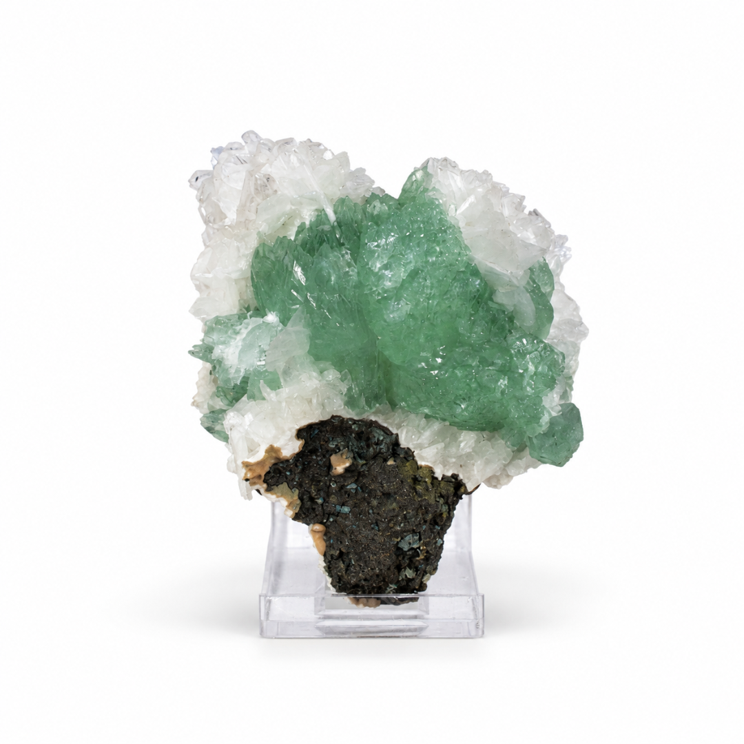 Natural Green Apophyllite Crystal Specimen – 200 g