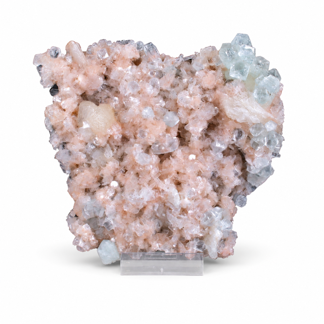 Apophyllite with Stilbite – Natural Mineral Specimen