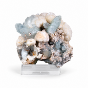 Natural Green Apophyllite with Heulandite Mineral Specimen – 150g