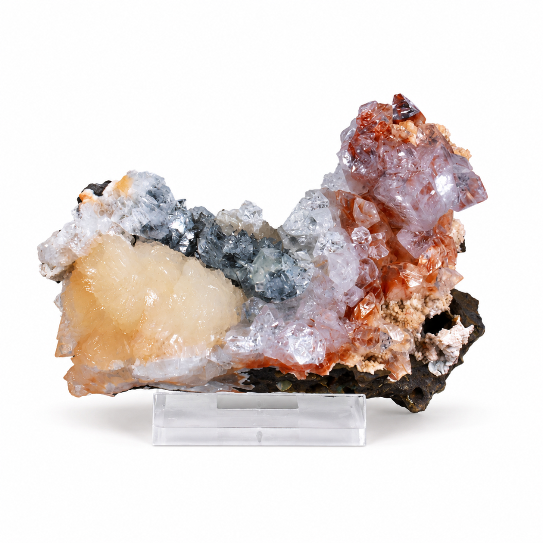 Apophyllite with Stilbite – Natural Mineral Specimen