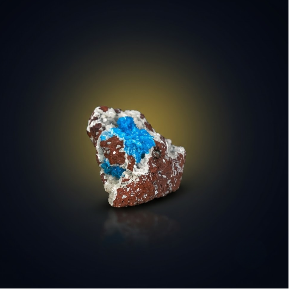 Natural Cavansite Crystal Matrix – Mineral Specimen from India