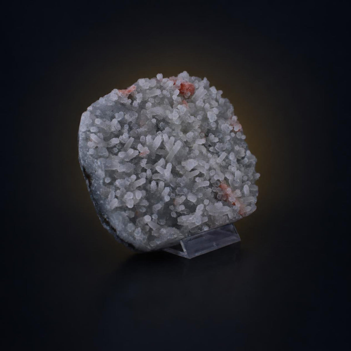 Natural Chalcedony Geode Mineral Specimen from India 330 gm 13 × 9 × 2 cm