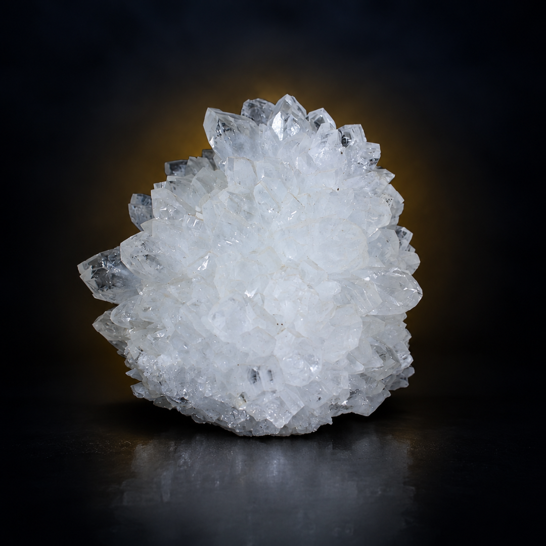Natural White Crystal Mineral Cluster – 740g