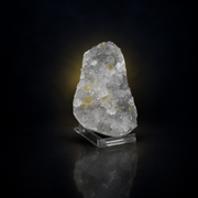 Botryoidal Yellow Fluorite on Quartz Crystal Specimen | 11×7×3 cm | 260g