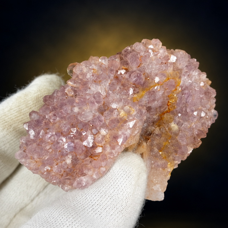 Amethyst Drusy Crystal Aggregate | 110 g | 9 × 5 × 4 cm