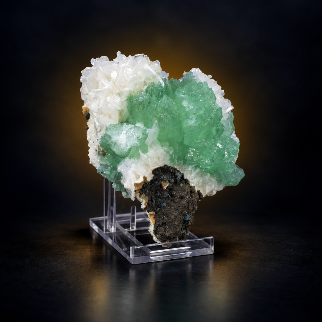 Natural Green Apophyllite Crystal Specimen – 200 g