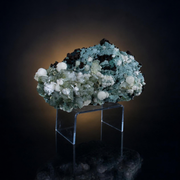 Natural Anandalite with Heulandite Crystal Specimen – India