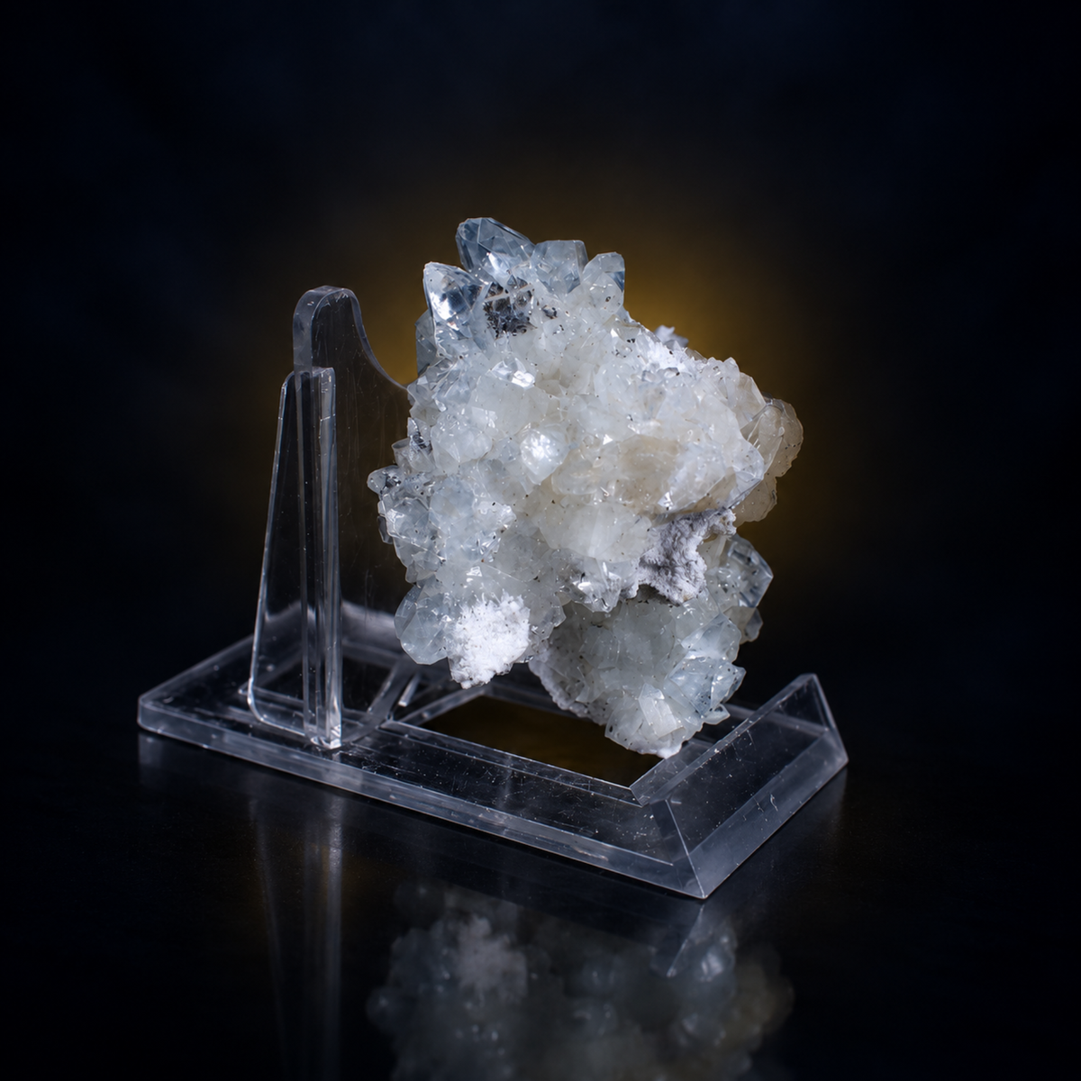 Natural Apophyllite with Stilbite Crystal Cluster – 40 g