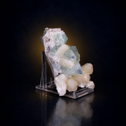 Natural Green Apophyllite with Matrix & Heulandite – 140 g