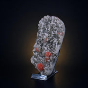 Natural Chalcedony Crystal Matrix Mineral Specimen from India 380 gm 16 × 8 × 2 cm