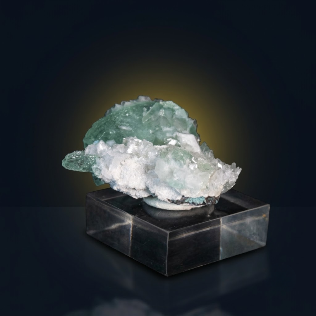 Natural Apophyllite Heulandite Crystal Matrix – Mineral Specimen from India