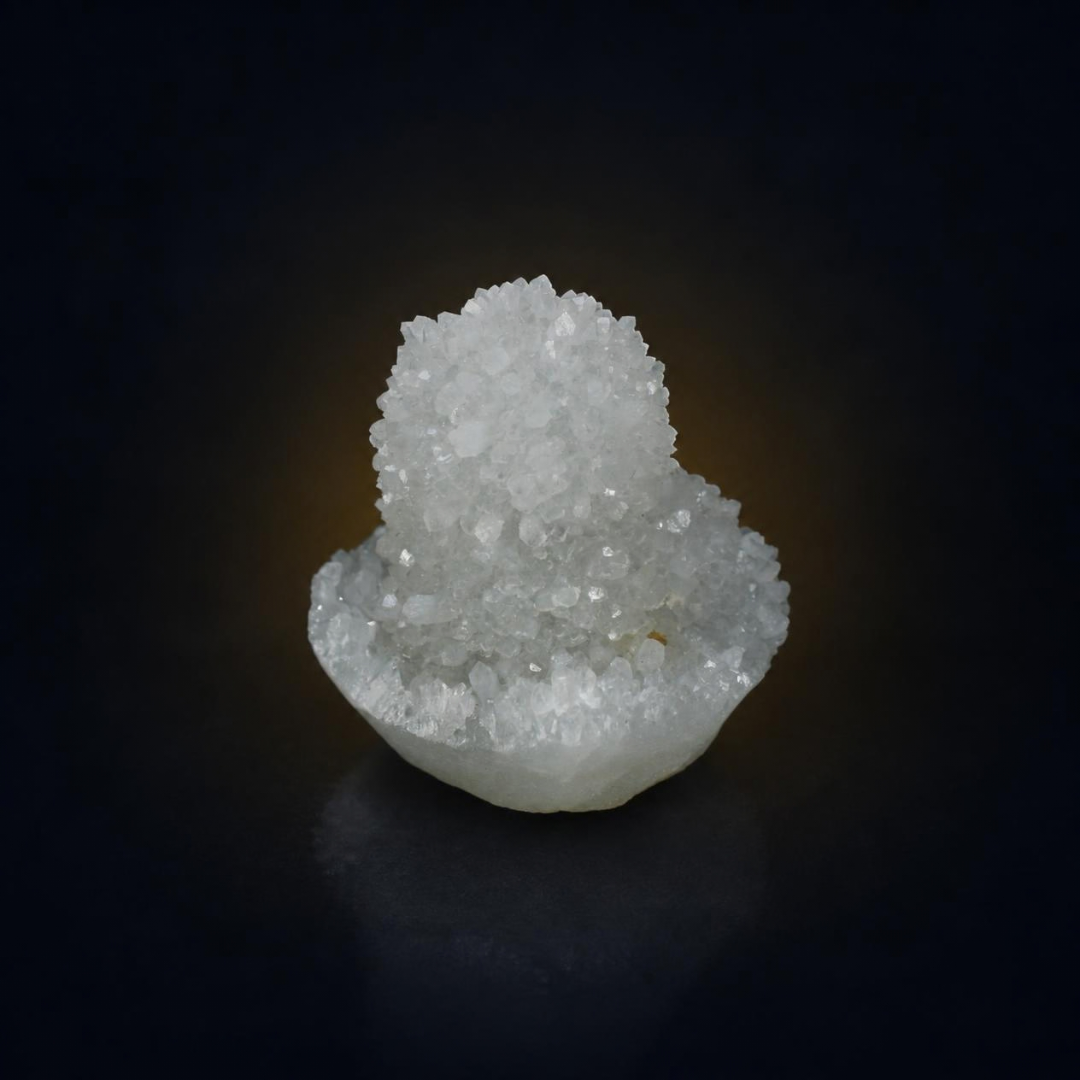 Natural Quartz Crystal Mineral Specimen – India