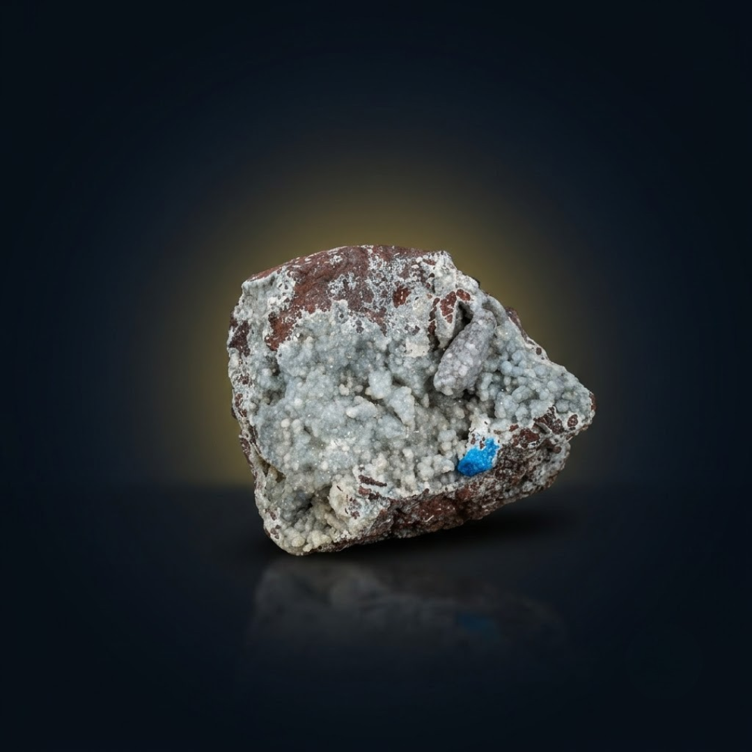 Natural Cavansite Crystal Matrix – Mineral Specimen from India