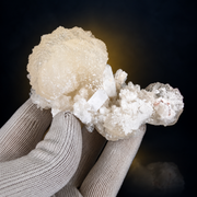 Natural Stilbite with Heulandite Crystal Cluster – 180 g
