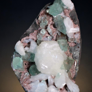 Apophyllite and Heulandite and Stilbite specimen — India, 460 g.