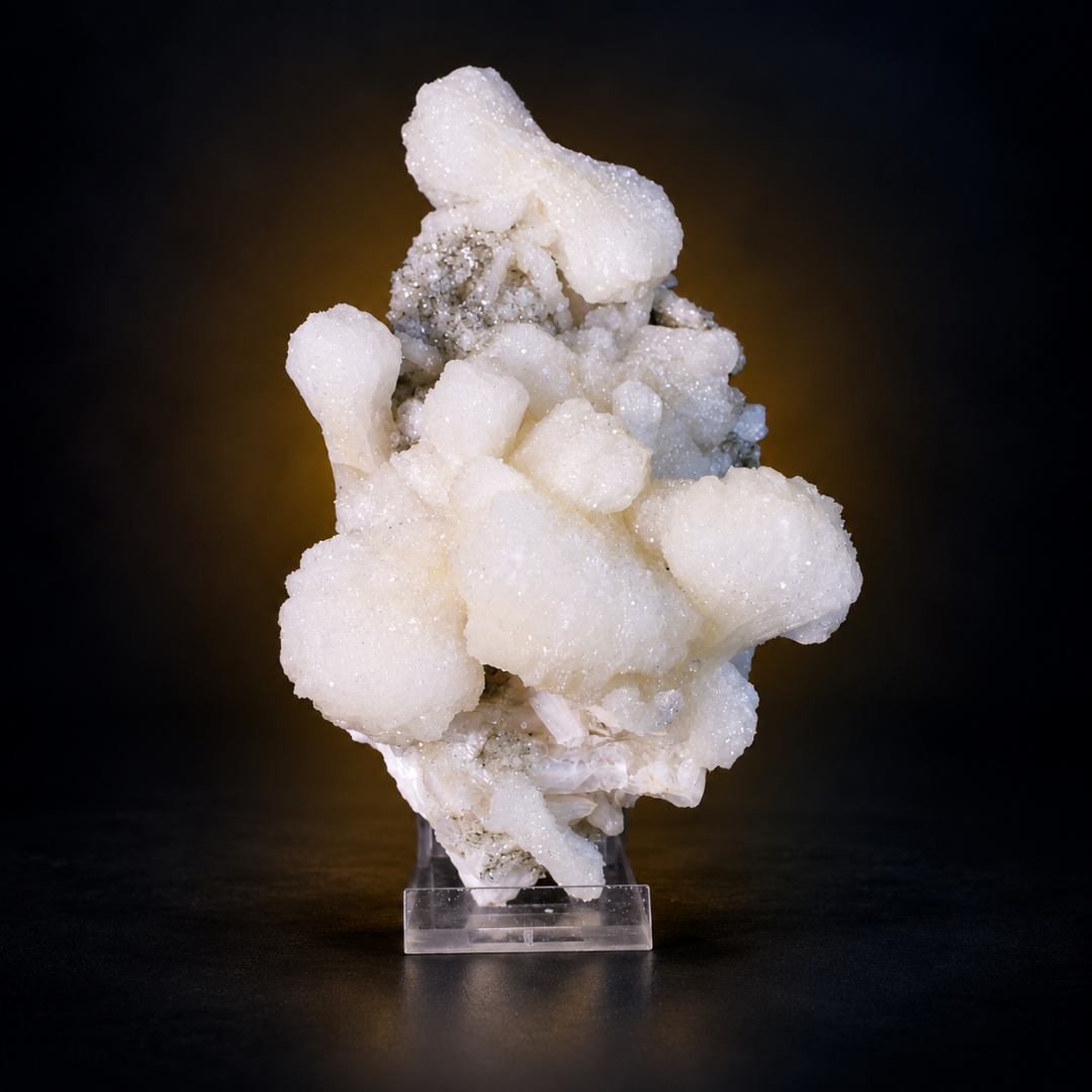Stilbite with Heulandite – Natural Zeolite Mineral Specimen