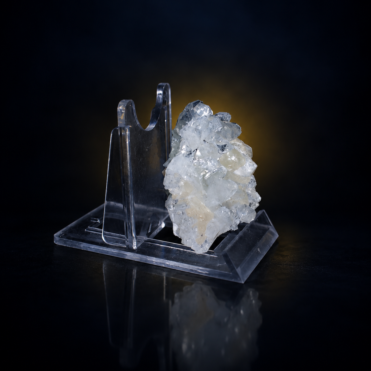 Natural Apophyllite with Stilbite Crystal Cluster – 40 g