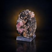 Natural Pink Calcite Crystal Mineral Specimen – India