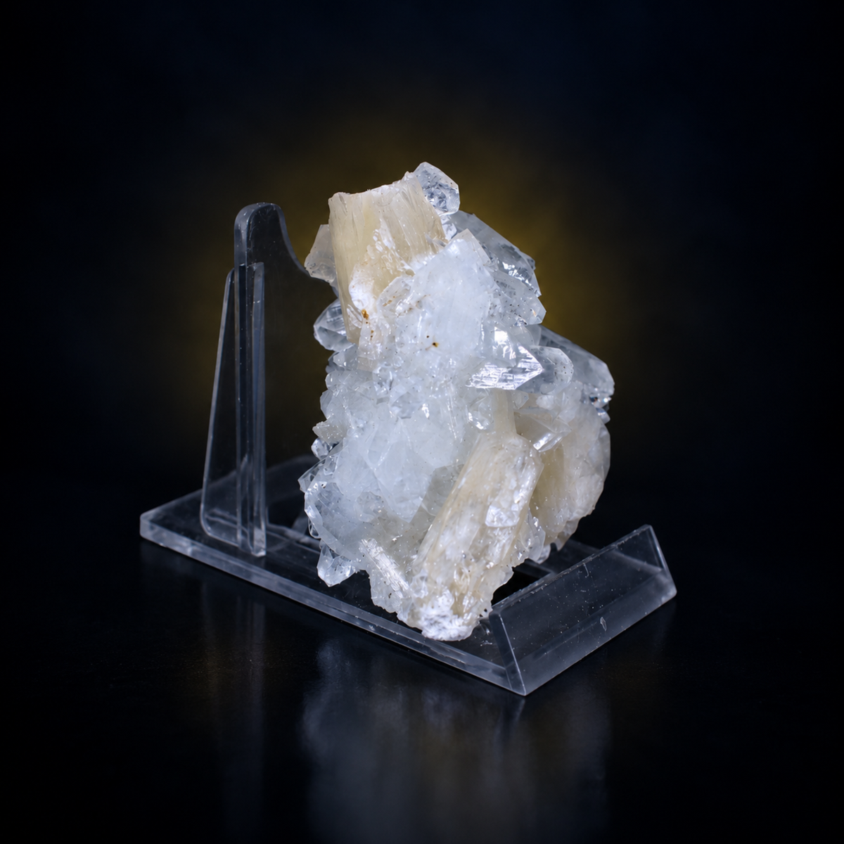 Apophyllite & Stilbite Crystal Cluster | 6 × 5 × 4 cm | 70 g