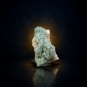 Natural Green Apophyllite Flowers on White Stilbite Matrix – 460 g