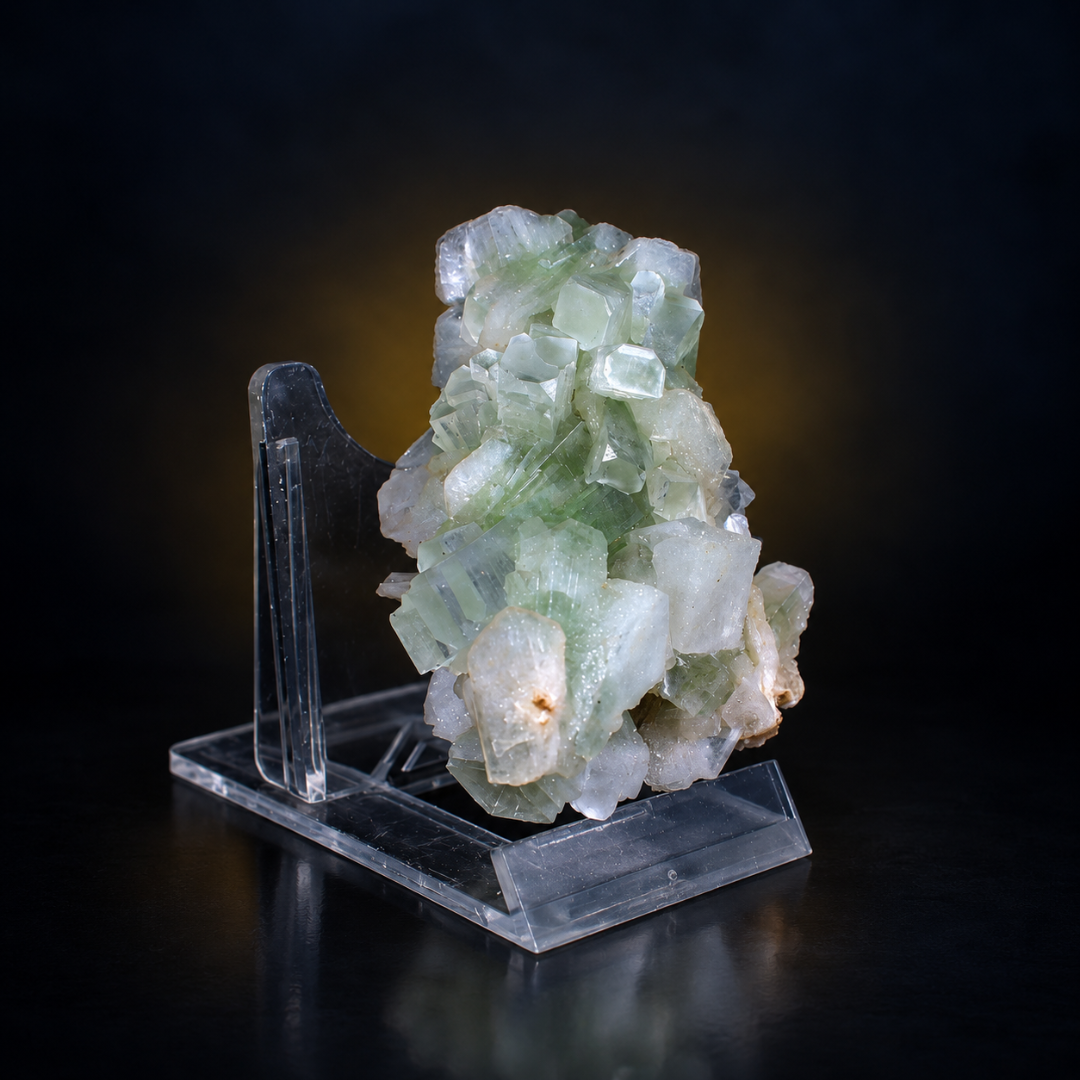 Natural Green Apophyllite Crystal Mineral Specimen – 80g