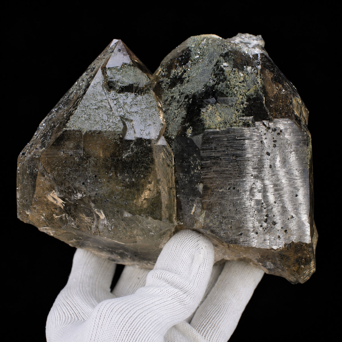 Natural Smoky Quartz Crystal Cluster 13 × 12 × 7 cm 1360 g