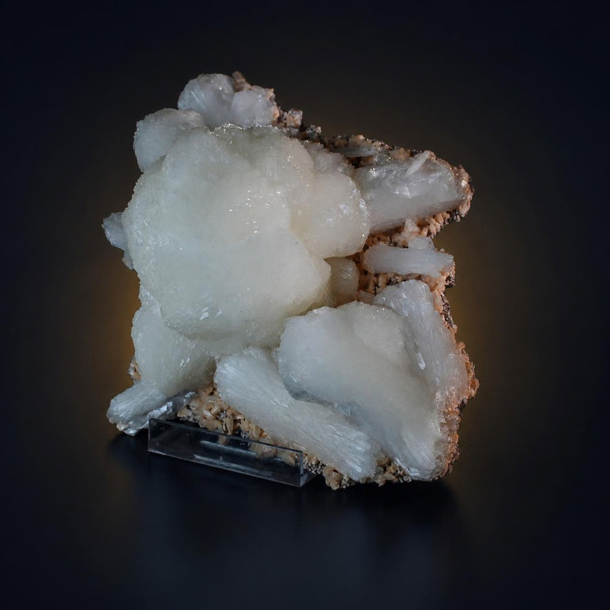 Natural Stilbite Heulandite Mineral Specimen 20 × 17 × 7 cm 1150 g