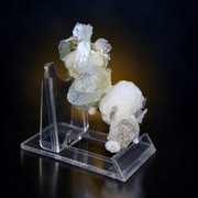 Natural Okenite with Apophyllite &amp; Heulandite Mineral Specimen – 40g