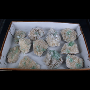 Natural Apophyllite with Heulandite Matrix Mineral Specimen Lot – 11 Pieces from India