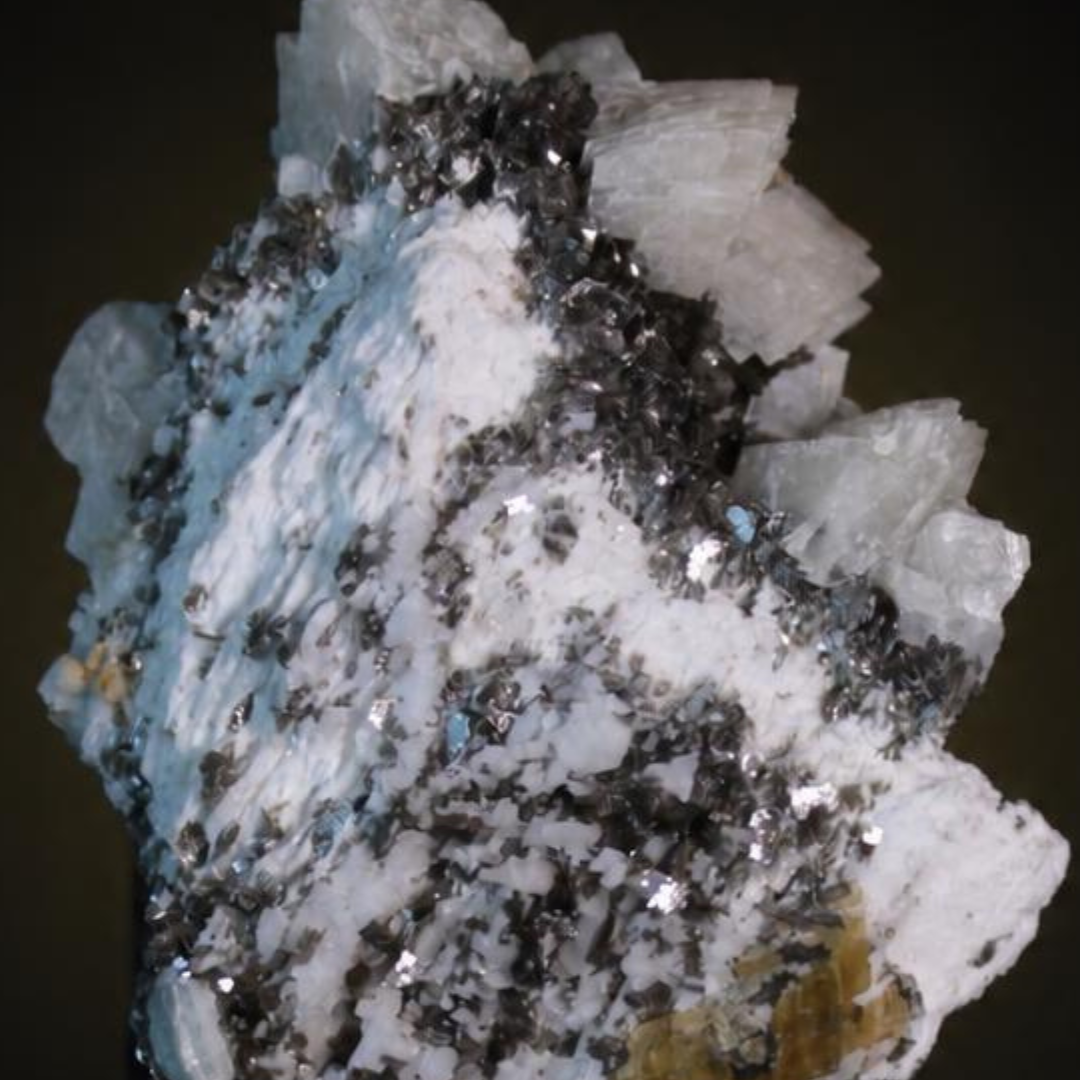 Apatite and Pyrite and Tourmaline specimen — India, 180 g.