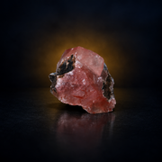 Natural Red Calcite Crystal Matrix Mineral Specimen from India