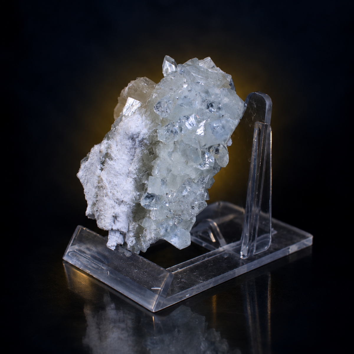 Natural Apophyllite with Stilbite Crystal Cluster – 50 g