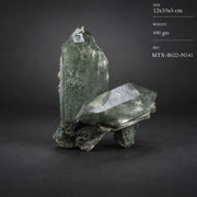 Natural Green Himalayan Quartz Mineral Specimen 12 × 10 × 5 cm 440 g