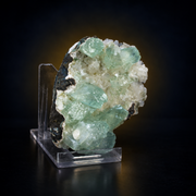 Natural Green Apophyllite with Stilbite Mineral Specimen – 130g