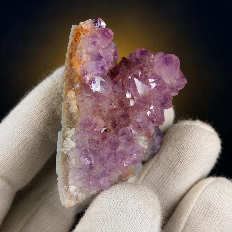 Amethyst Radiating Crystal Cluster | 50 g | 6 × 6 × 4 cm