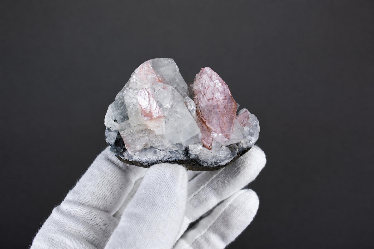 Apophyllite and Quartz specimen — India.