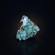 Green Apophyllite Crystal Cluster with White Scolecite India 150 g