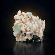 Green Apophyllite with Stilbite & Heulandite Crystal Specimen 8×6×4 cm | 330g