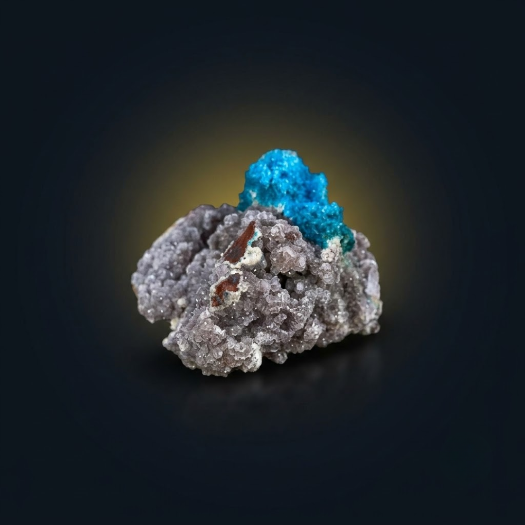 Natural Cavansite Crystal Matrix – Mineral Specimen from India