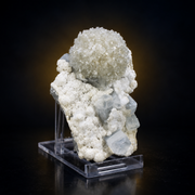 Natural Apophyllite with Stilbite Crystal Cluster – 100g