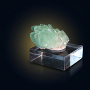 Natural Green Apophyllite Crystal Matrix – Mineral Specimen from India