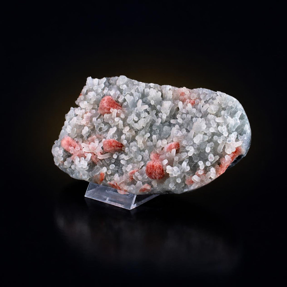 Natural Chalcedony Crystal Matrix Mineral Specimen from India 360 gm 15 × 8 × 2 cm
