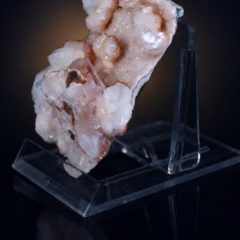 Pink Apophyllite Tabular Crystal Group — Maharashtra, Deccan Traps, India | 60 g | 7 × 4 × 3 cm