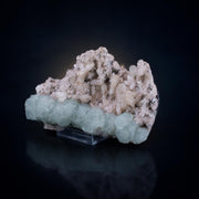 Natural Green Apophyllite & Stilbite Crystal – Mineral Specimen from India | 1070 gm | 21 × 12 × 6 cm