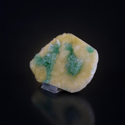 Natural Green Apophyllite with Stilbite Crystal Matrix Mineral Specimen from India 584 gm 16 × 10 × 4 cm