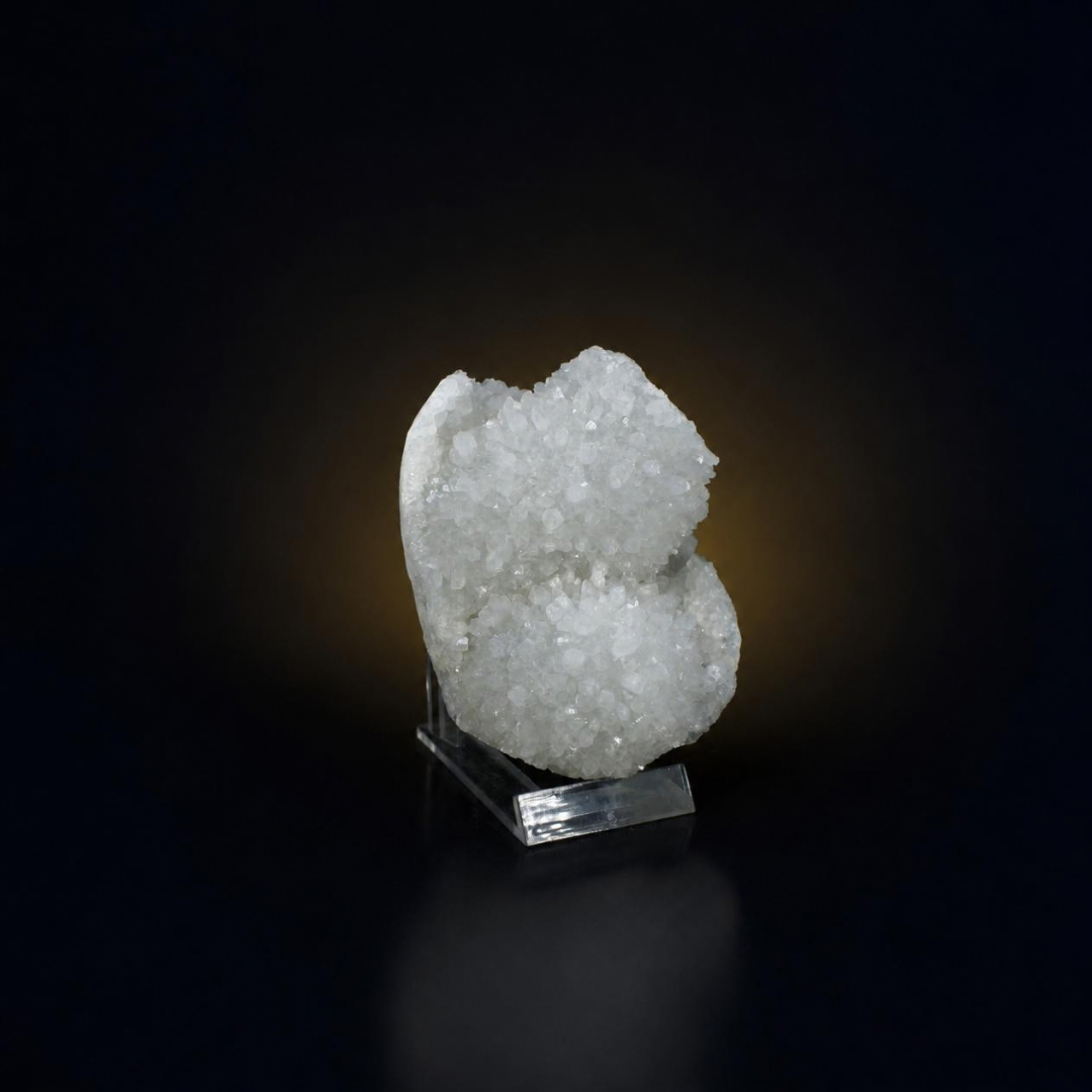 Natural Quartz Crystal Mineral Specimen – India