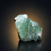 Green Apophyllite on White Matrix – Natural Mineral Specimen